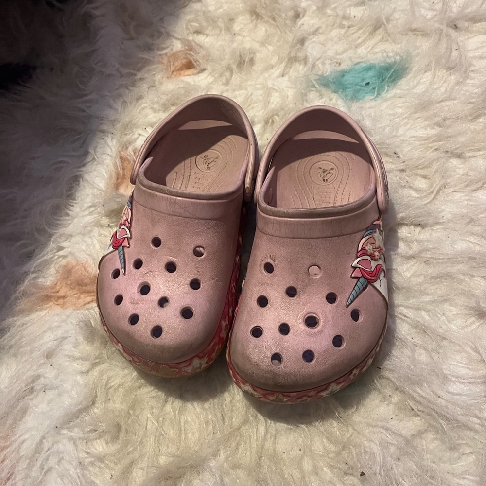 Unicorn crocs